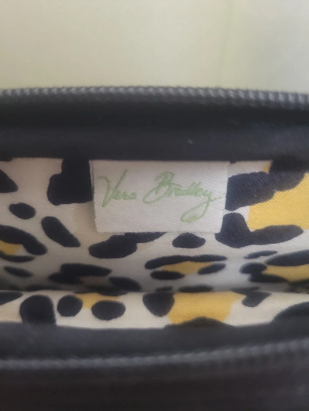 Vera Bradley Black Quilted Messenger Crossbody